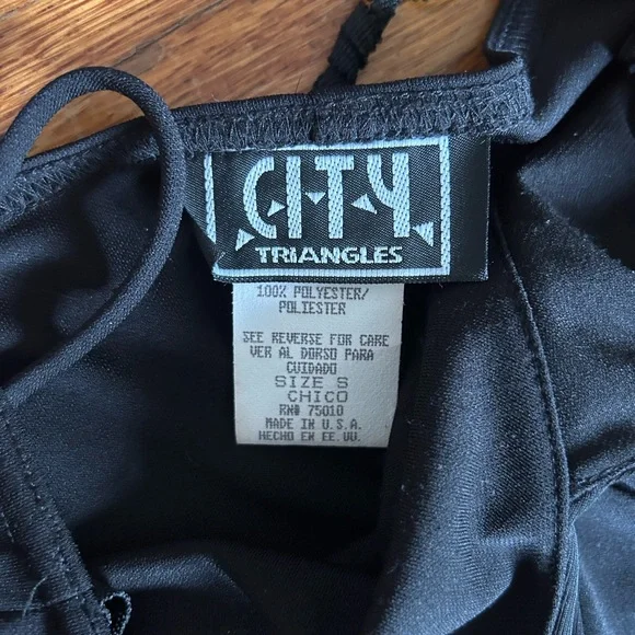 City Triangles Black Asymmetrical Ruffle Dress - Picture 3 of 7